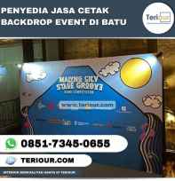 cetak backdrop