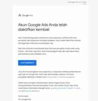 Jual Akun Google Ads