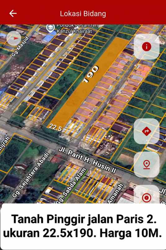 tanah pontianak tenggara