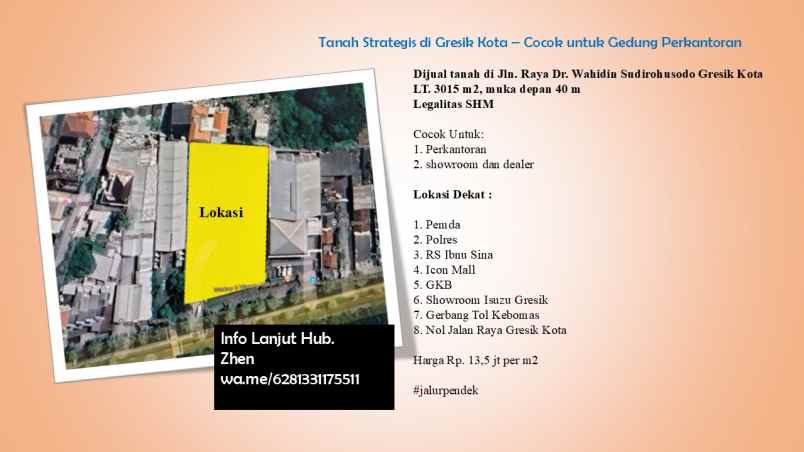 tanah kebomas