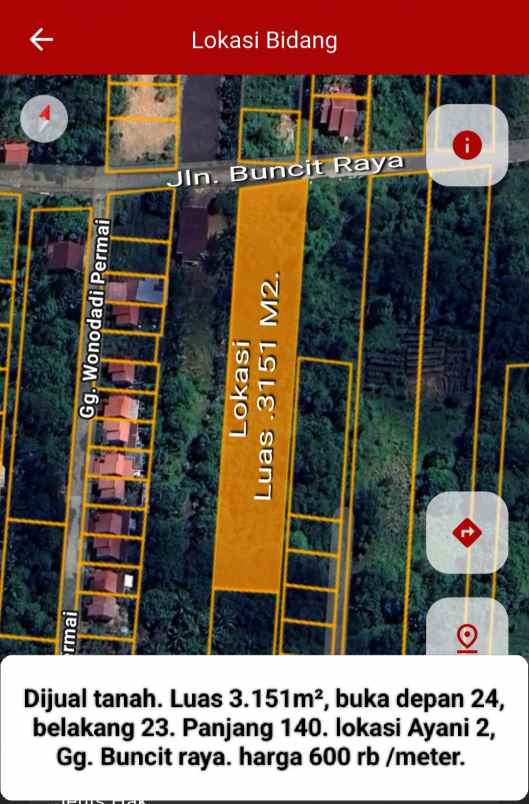 tanah sungai raya