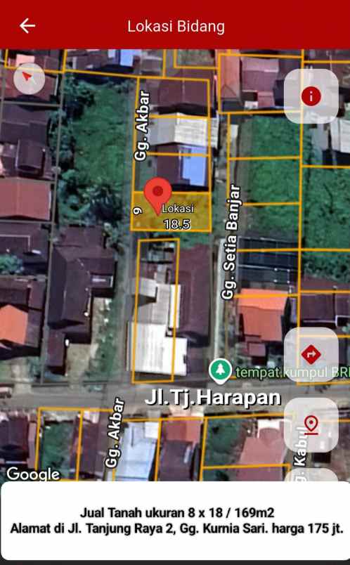 tanah pontianak timur