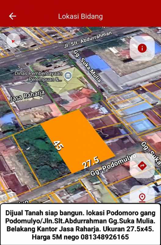tanah pontianak kota