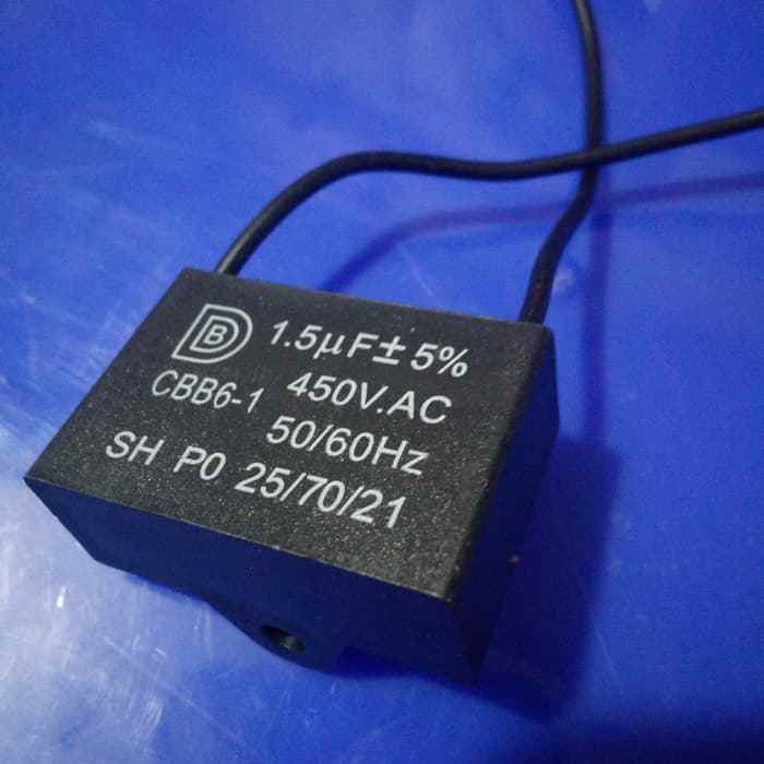 fungsi kapasitor kipas angin