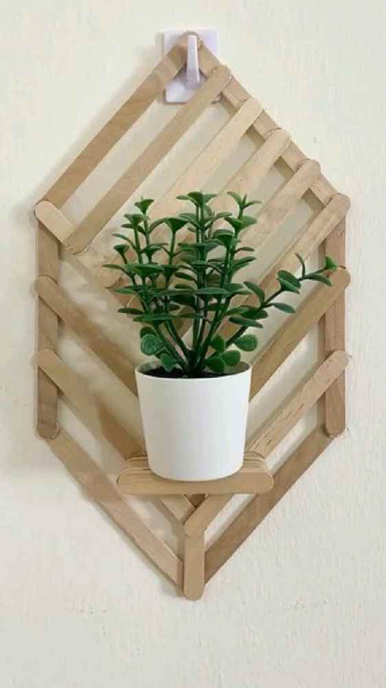 hiasan dinding dari stik es krim